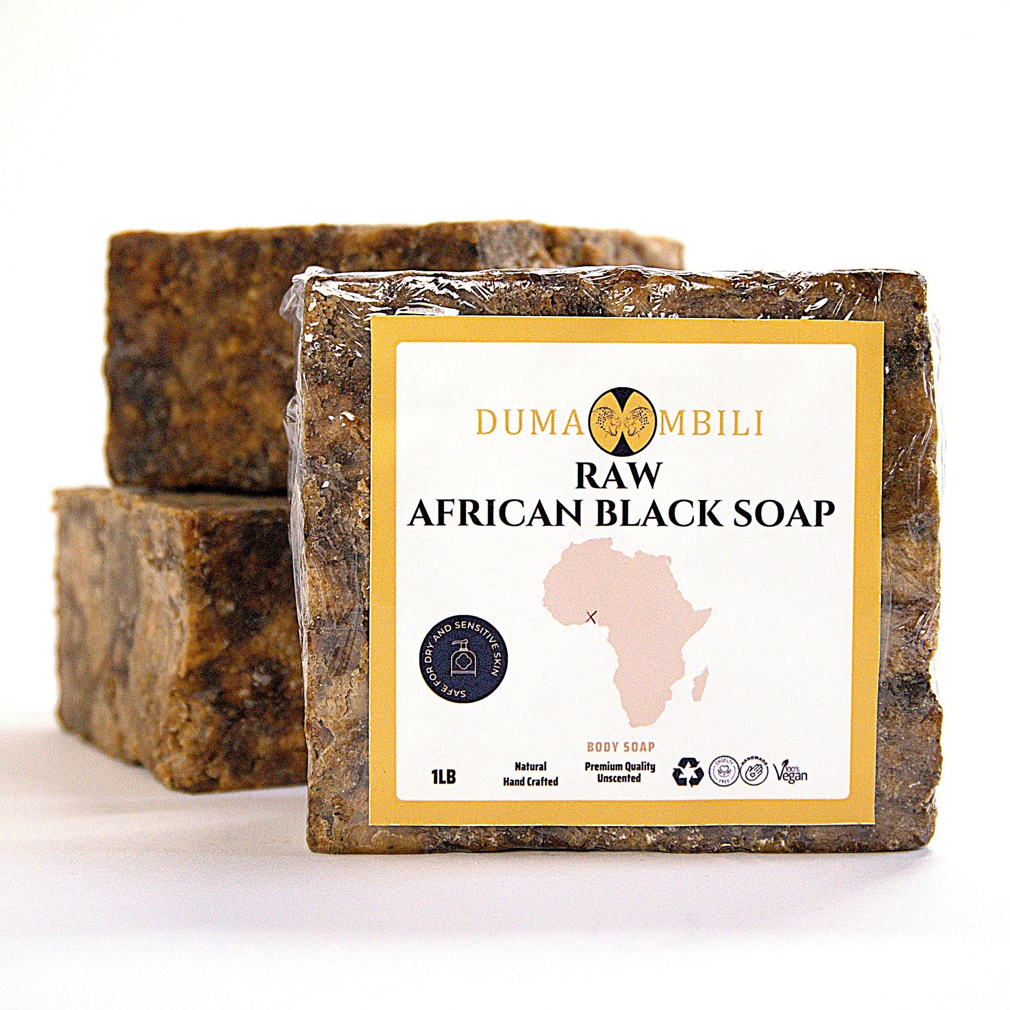 Authentic African Black Soap | Organic. Skincare for Clear & Glowing Skin