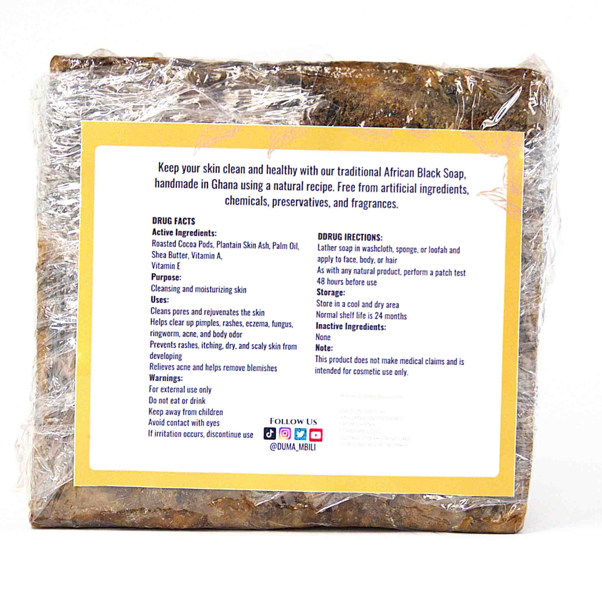 Authentic African Black Soap | Organic. Skincare for Clear & Glowing Skin